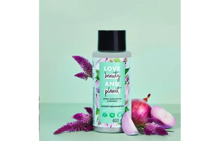 Love Beauty & Planet Onion, Blackseed, & Patchouli Hairfall Control Sulfate Free Shampoo