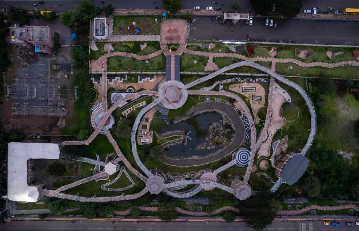 Construction of Bharat Ratna Atal Bihari Vajpayee Garden