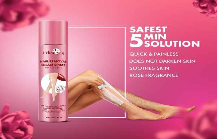 Nykaa.com - UrbanYog Hair Removal Cream Spray For Women