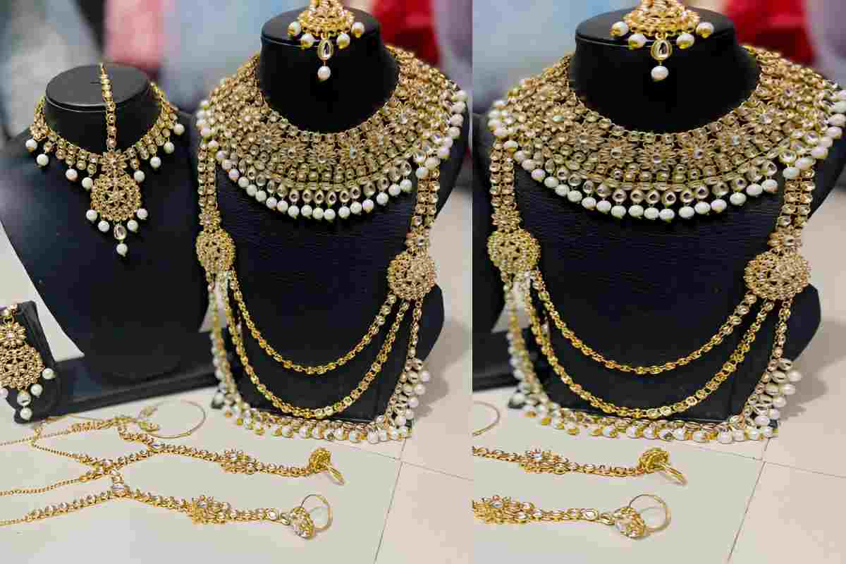 Set:Hknpvlagoay= Marriage Bridal Gold Necklace Designs