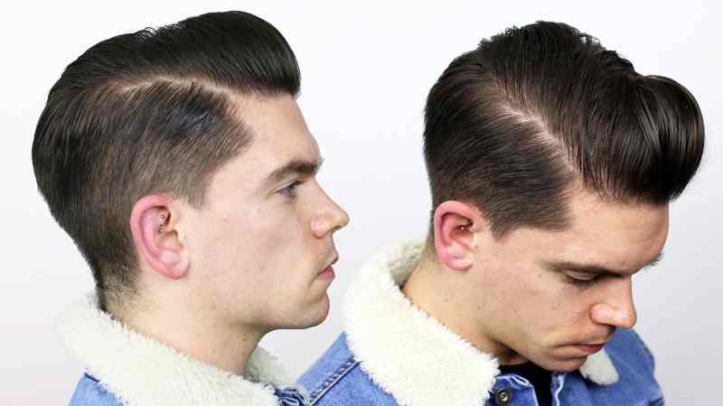 Side Part Pompadour