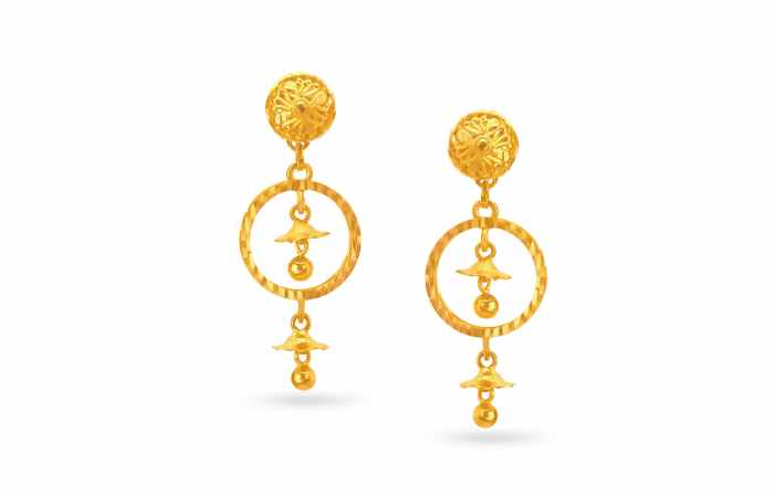 Tanishq Enticing Floral Drops