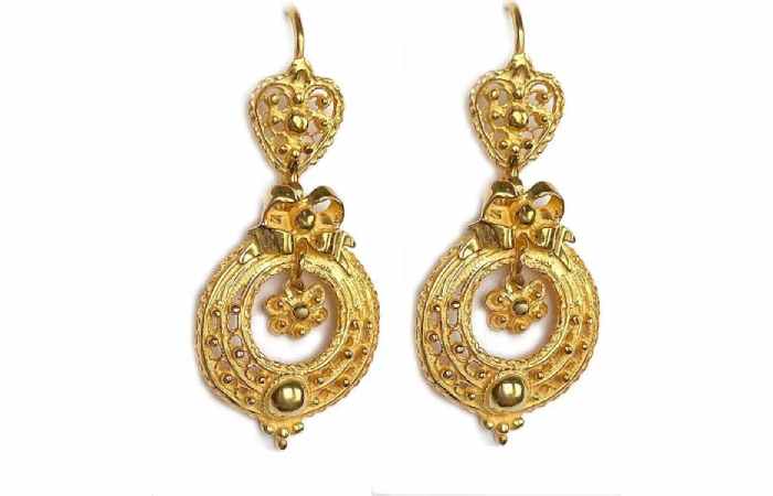 Traditional Galician Sapos earrings