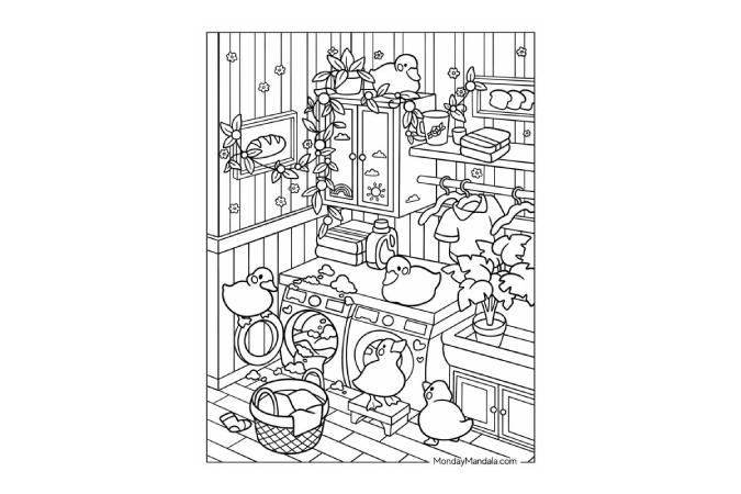 Aesthetic Coloring Pages