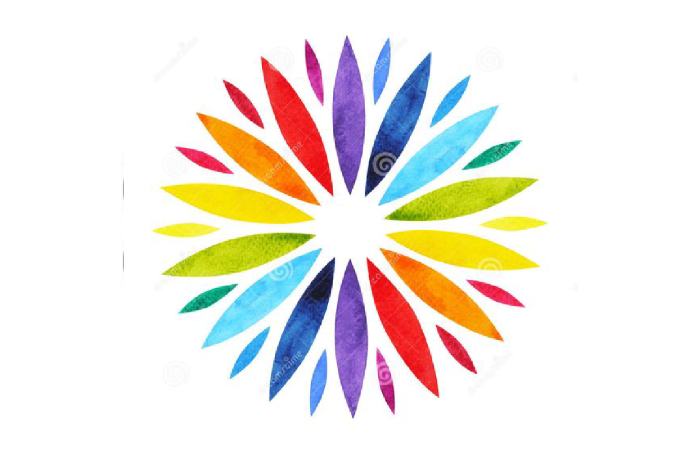 Color of Chakra Mandala Symbol Concept