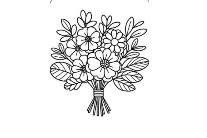 Flower Coloring Pages | ABCmouse