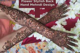 Flower Stylish Back Hand Mehndi Design