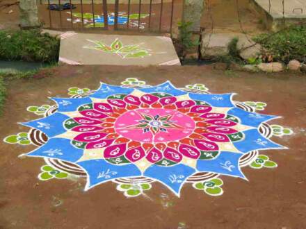 Small Rangoli Designs for Home